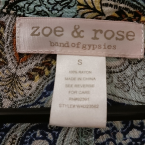 Zoe & Rose Band of Gypsies, Size S, Kimono - Picture 3 of 3